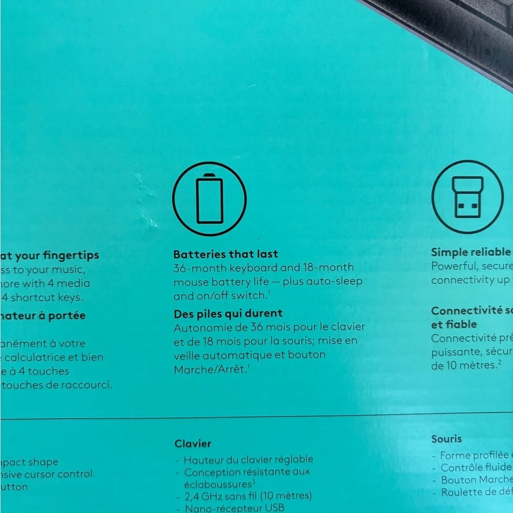 2 X Logitech MK270 Wireless Keyboard and Mouse Combo - 920-008813
